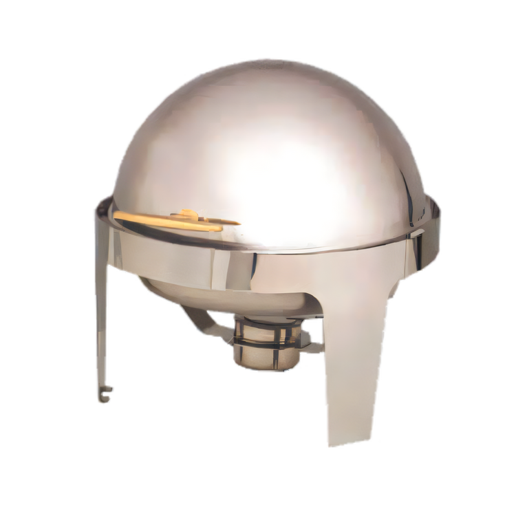 Product image #1 for Adagio 7 Qt Round Gold-Handled Roll-Top Chafer