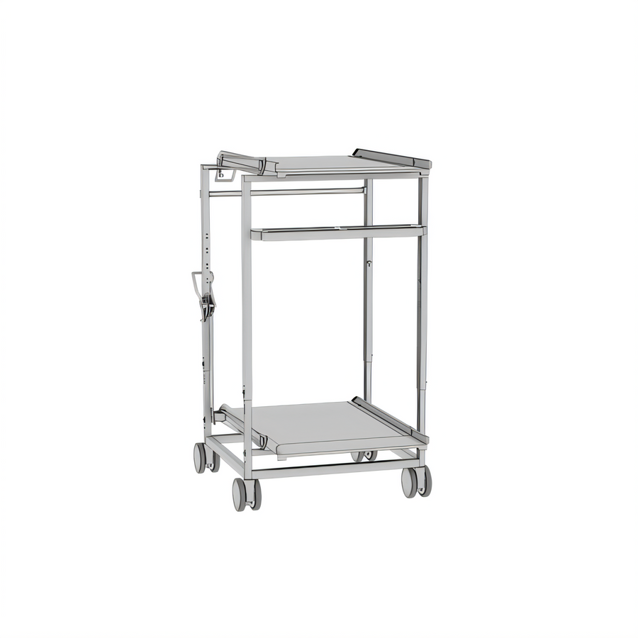 Product image #1 for RATIONAL Combi-Duo Height-Adjustable Transport Trolley for Full-Size Mobile Racks