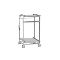 RATIONAL Combi-Duo Height-Adjustable Transport Trolley for Full-Size Mobile Racks