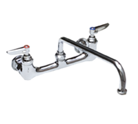 T&S Extra Heavy Duty Splash-Mounted Faucet with 12