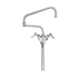 Thumbnail image #1 for Fisher 52841 Deck-Mount Single-Hole Dual-Control Stainless Steel Manual Faucet with 10-Inch Swing Spout