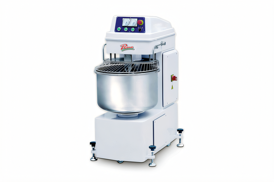 Product image #1 for Primo PSM-80E Floor Model Spiral Mixer with Twin Motors, 2-Speed Reverse, 176 lb Dough Capacity