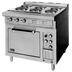 Thumbnail image #1 for 36-Inch Heavy Duty Electric Range with 24-Inch Griddle, 2 French Plates, and Standard Oven Base