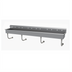 Thumbnail image #1 for Advance Tabco 120-Inch Wall-Mounted Multiwash Hand Sink with 6 Faucet Hole Sets