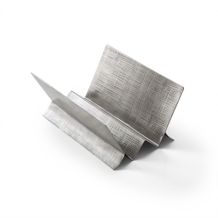 Product image #1 for American Metalcraft 2-Section Etched Stainless Steel Flatware Holder