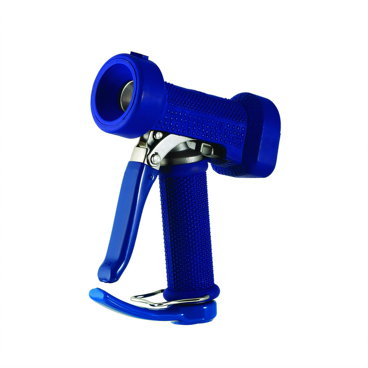 Product image #1 for T&S Brass Front Trigger Stainless Steel Water Gun with 5/16-Inch Orifice and 3/4-Inch Hose Barb Adapter