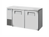 Thumbnail image #1 for True 60-1/8 Inch Stainless Steel Two-Section Back Bar Cooler with Solid Locking Doors