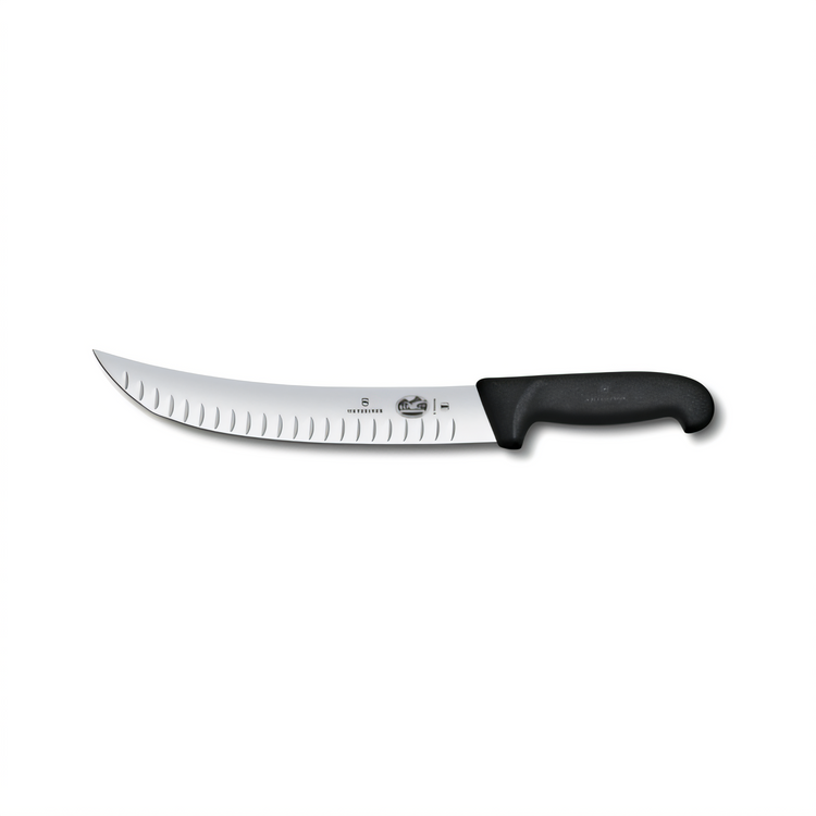 Product image #1 for Victorinox Fibrox 10-Inch Granton Blade Cimeter Butcher Knife with Black Fibrox Handle