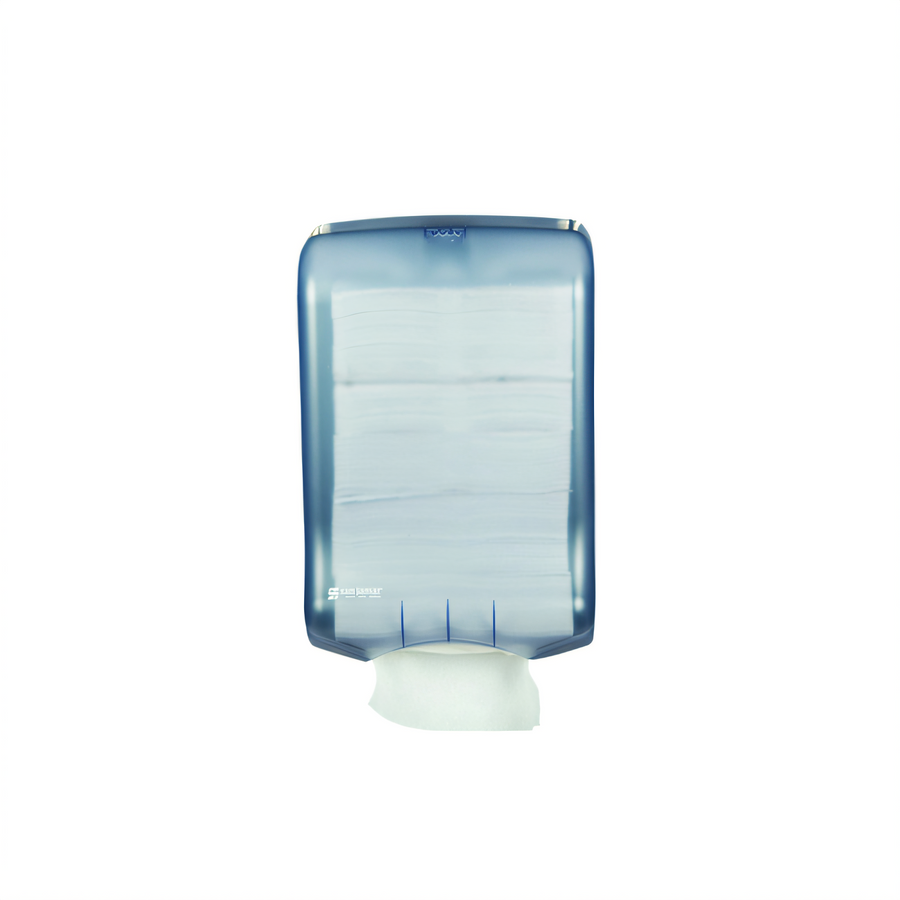 Product image #1 for Ultrafold Manual Wall-Mounted Large Capacity Multifold/C-Fold Paper Towel Dispenser, Arctic Blue