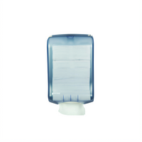 Ultrafold Manual Wall-Mounted Large Capacity Multifold/C-Fold Paper Towel Dispenser, Arctic Blue