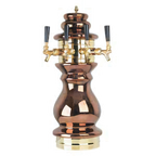 Thumbnail image #1 for Micro Matic USA CT400-4 Countertop Air-Cooled 4-Faucet Ceramic Draft Beer Tower