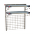 Thumbnail image #1 for Metro SmartWall Life Wall-Mounted Station Base Kit with 24 x 36 Wire Grid and Two 18 x 36 MetroMax 4 Grid Mat Shelves