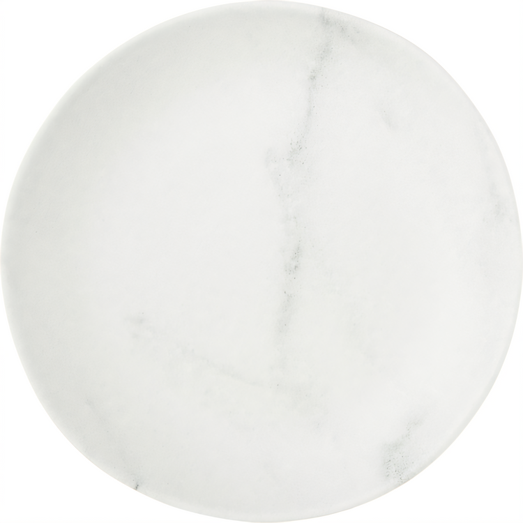 Product image #1 for Ridge 9-Inch Freeform Melamine Salad Plate, White Marble