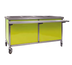 Thumbnail image #1 for Director's Choice Mobile Electric Hot Food Table, Open Well, with (2) 12