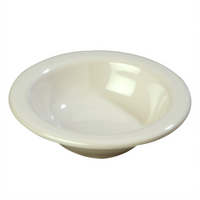 Sierrus™ Rimmed Melamine Fruit Bowl, 4-1/2 oz., 4-3/4 Inch Dia., Bone