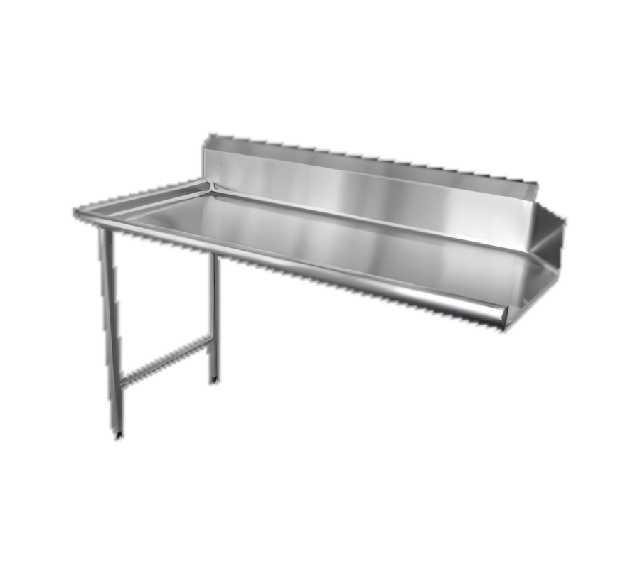 Product image #1 for Omcan USA 26-Inch Left-Side Straight Stainless Steel Clean Dish Table