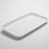 Thumbnail image #1 for American Metalcraft 22-Inch Rectangular White Melamine Platter