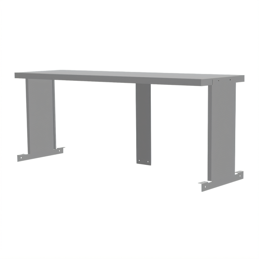 Product image #1 for Turbo Air TSOS-4S Single Stainless Steel Overshelf for 48-Inch Work Tables