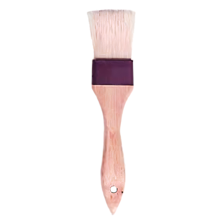 Product image #1 for Vollrath Professional Series 1-1/2 Inch Flat Boar Bristle Pastry Brush with Wood Handle