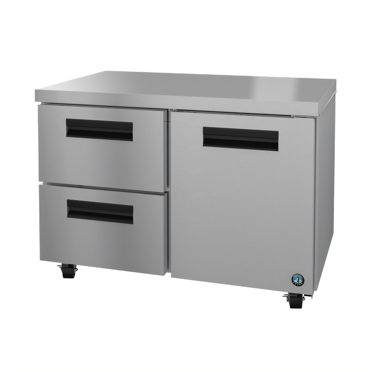 Product image #1 for Hoshizaki Steelheart 48-Inch Undercounter Refrigerator with 1 Door and 2 Drawers