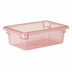 Thumbnail image #2 for Cambro Camwear 12 x 18 x 6 Inch Rectangular Polycarbonate Food Storage Container, 3 Gallon, Safety Red