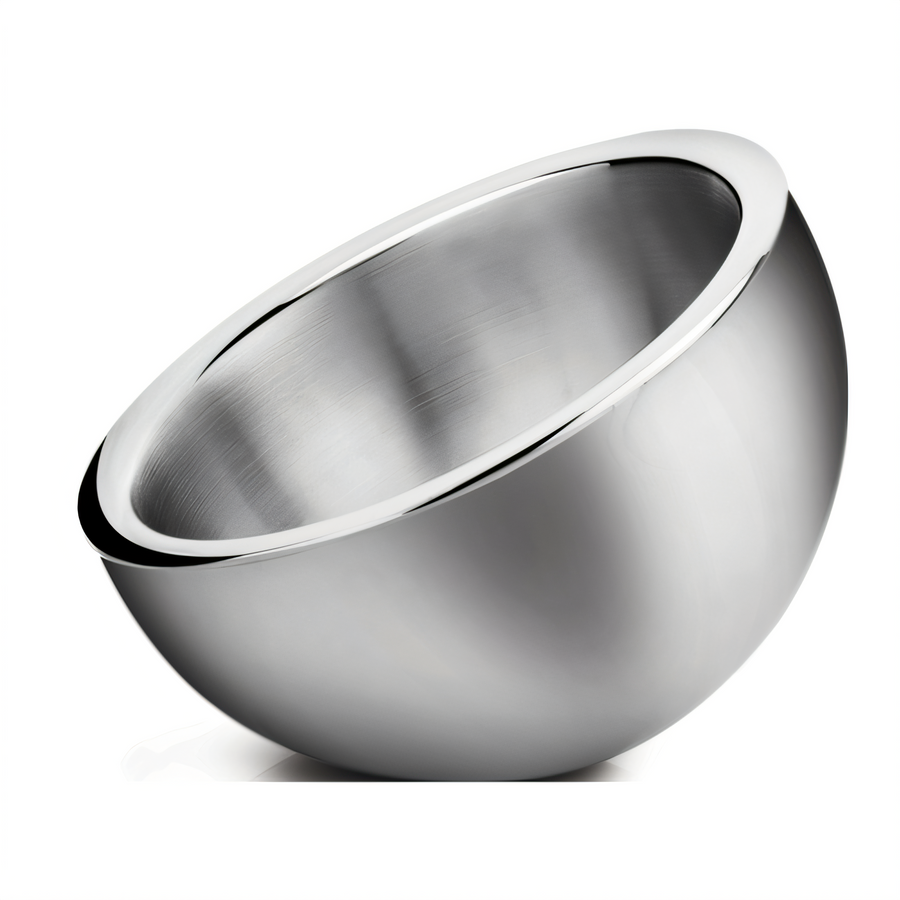 Product image #1 for Winco 2-1/4 Qt Stainless Steel Double-Wall Angled Display Bowl