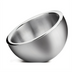 Thumbnail image #1 for Winco 2-1/4 Qt Stainless Steel Double-Wall Angled Display Bowl