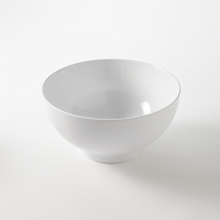 American Metalcraft 120 oz Square Melamine Noodle Bowl, White
