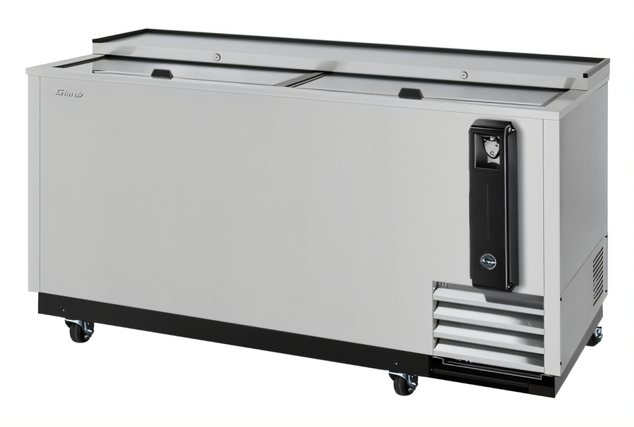 Product image #1 for Turbo Air Super Deluxe 64-3/8-Inch Wide Bottle Cooler with Sliding Lids, 18.5 Cu. Ft. - TBC-65SD-N6