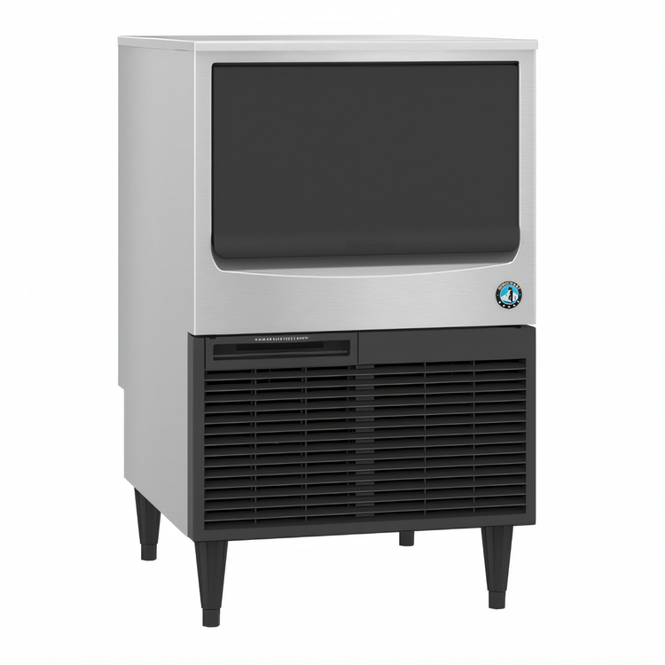 Product image #1 for Hoshizaki Cube-Style Ice Maker With 78 lb Built-In Bin, Water-Cooled, Crescent Ice