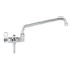Thumbnail image #1 for Steel Works Stainless Add-On Faucet with 8-Inch Spout for Pre-Rinse Unit