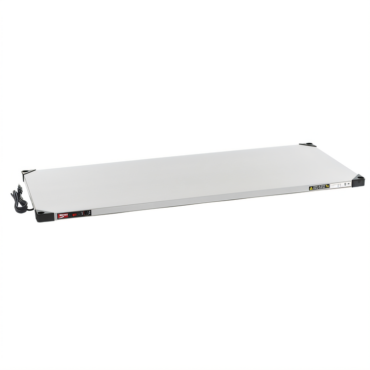 Product image #1 for Metro Super Erecta Hot Countertop Heated Shelf, 60 x 24 Inch, 120V, 304 Stainless Steel