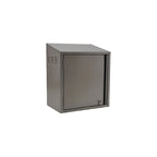 Thumbnail image #1 for Eagle Group WCH-24C-RL Wall-Mounted Stainless Steel Chemical Storage Cabinet with Right-Hinged Locking Door, 24 x 15 x 28 Inches