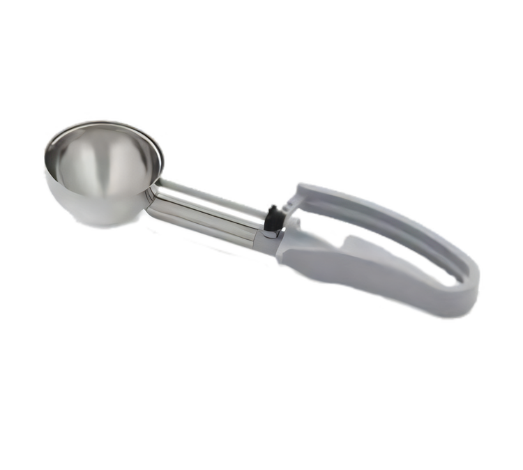 Product image #1 for Vollrath Size 8 Extended-Length Stainless Steel Disher with Gray Ergonomic Handle, 3.7 oz