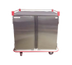 Thumbnail image #1 for Carter-Hoffmann Performance Series Enclosed Mobile Patient Tray Cart, 28-Tray Capacity, Two-Door, Stainless Steel
