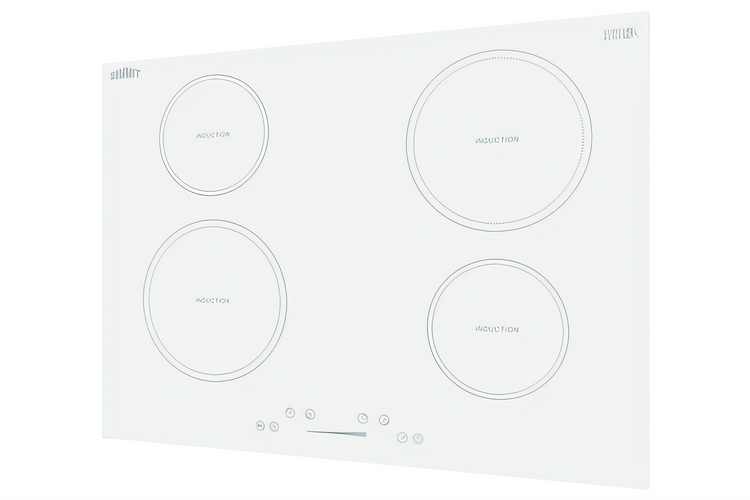 Product image #1 for Summit Commercial 30-Inch 4-Burner Drop-In Induction Cooktop, White, 208-240V