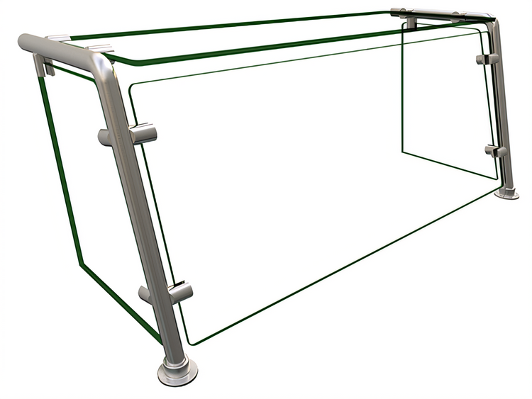 Product image #1 for Hatco Flav-R-Shield Full-Service Pass-Over Sneeze Guard, 36-Inch Single Bay