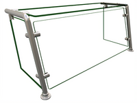 Hatco Flav-R-Shield Full-Service Pass-Over Sneeze Guard, 36-Inch Single Bay