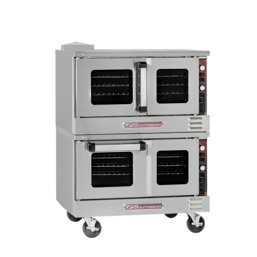 Product image #1 for Southbend TruVection Low-Profile Double-Deck Standard-Depth Gas Convection Oven, 5-Pan Capacity per Deck