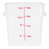 Thumbnail image #1 for Omcan USA 8 Quart Square Translucent Polypropylene Food Storage Container