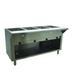 Thumbnail image #1 for Advance Tabco Triumph Supreme Propane Gas Open-Well Hot Food Table with 4 Wells, Enclosed Base, and Cutting Board Shelf