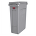 Thumbnail image #1 for Slim Jim 23 Gallon Rectangular Open-Top Trash Can, Gray