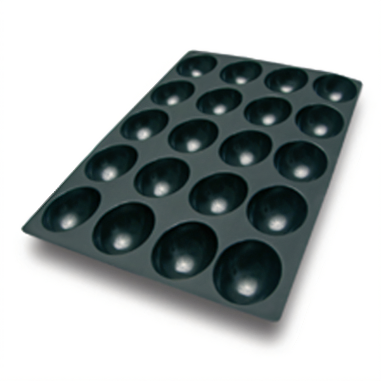 Product image #2 for Silikomart Half-Sphere Non-Stick Silicone Baking Mold, 20 Cavities, 3.8 oz Each