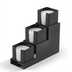 Thumbnail image #1 for AcryFab VL-3 Countertop Step-Design Lid Organizer Tower