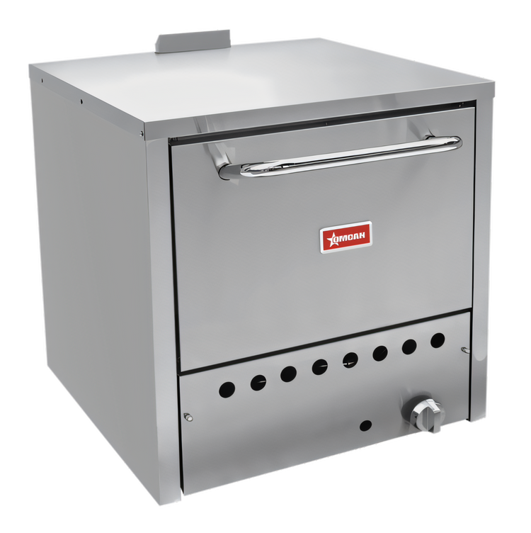 Product image #1 for Omcan USA PE-CN-36P26 Single-Chamber Natural Gas Countertop Pizza Oven, 26-1/2-Inch Wide