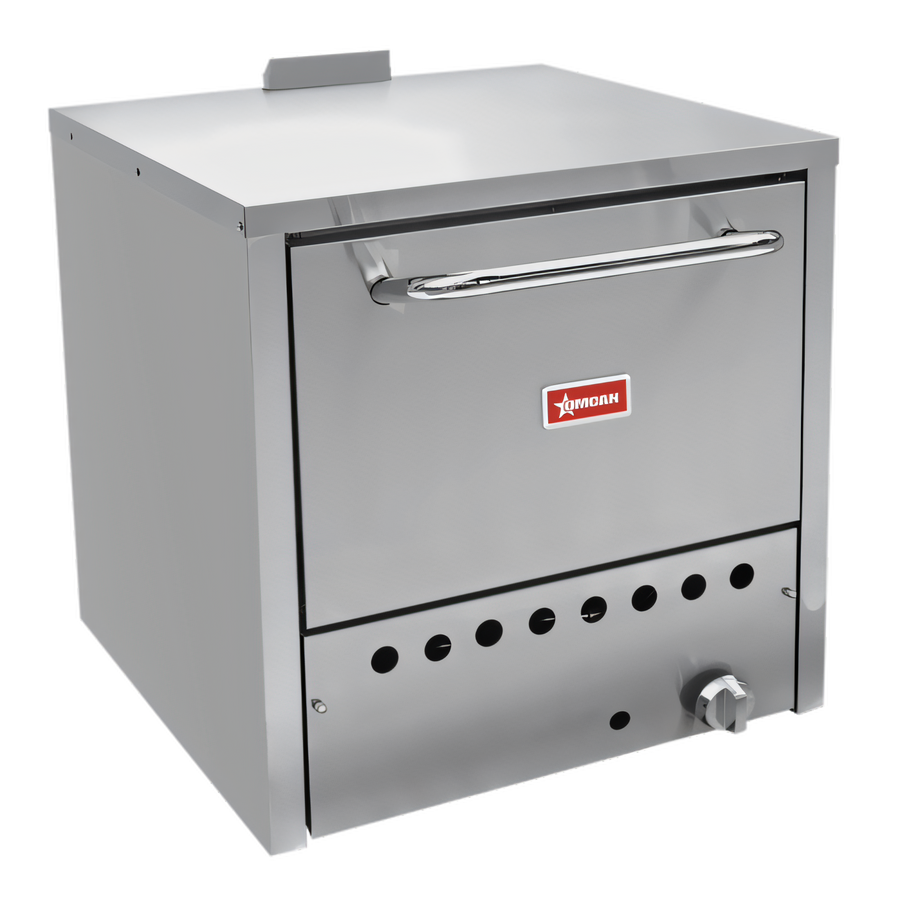 Product image #1 for Omcan USA PE-CN-36P26 Single-Chamber Natural Gas Countertop Pizza Oven, 26-1/2-Inch Wide