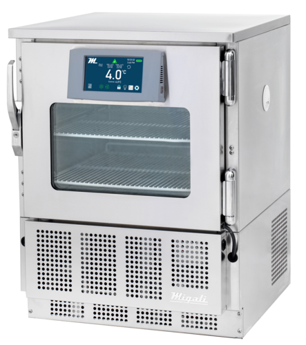 Product image #1 for Migali 4.2 Cu. Ft. Medical-Grade Glass Door Refrigerator, Self-Contained, Bottom-Mounted, 115V