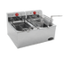 Thumbnail image #1 for RedHots Double-Tank Countertop Electric Fryer, 30 lb. Total Capacity, 208-240V