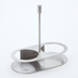 Thumbnail image #1 for American Metalcraft Parker Collection 6-3/4-Inch Stainless Steel Condiment Caddy
