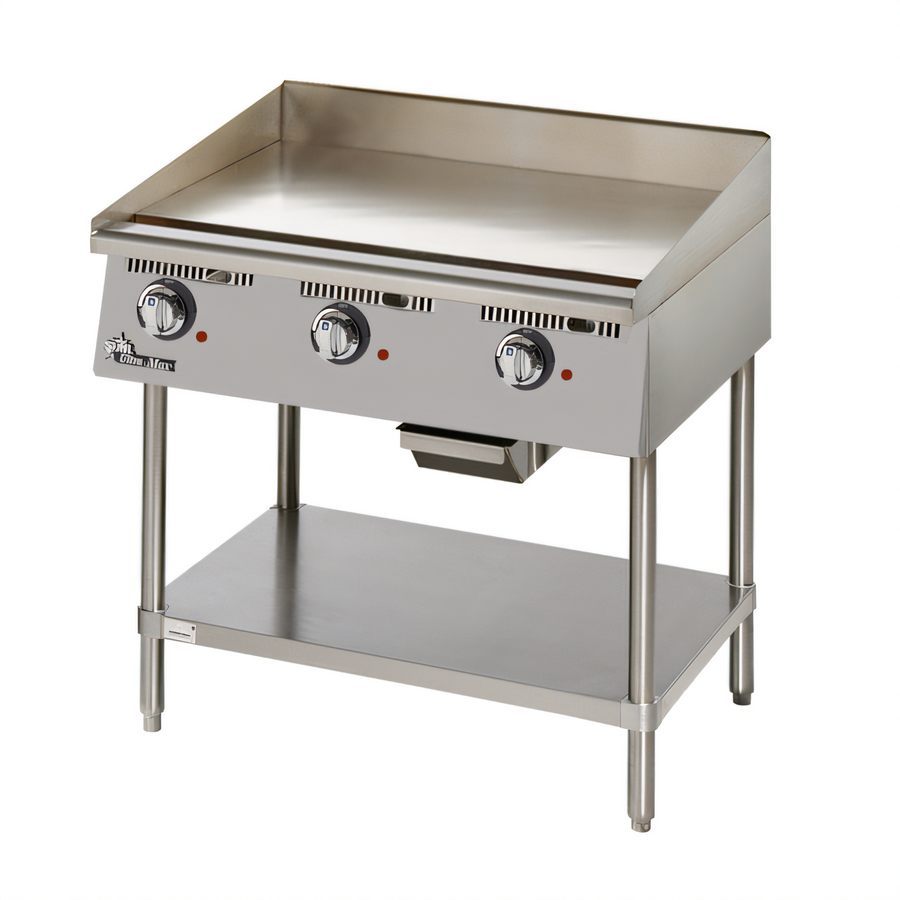 Product image #1 for Ultra-Max Heavy-Duty 48-Inch Electric Countertop Griddle with Polished Steel Plate